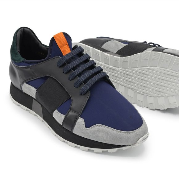 Gianfranco Lattanzi Men Sneaker Leather suede Navy - Picture 6 of 10
